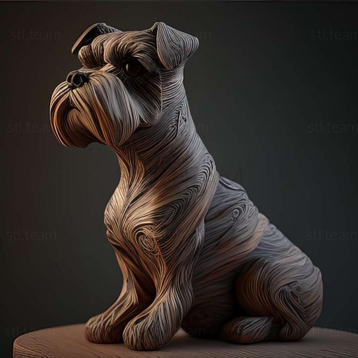 Zwergschnauzer dog